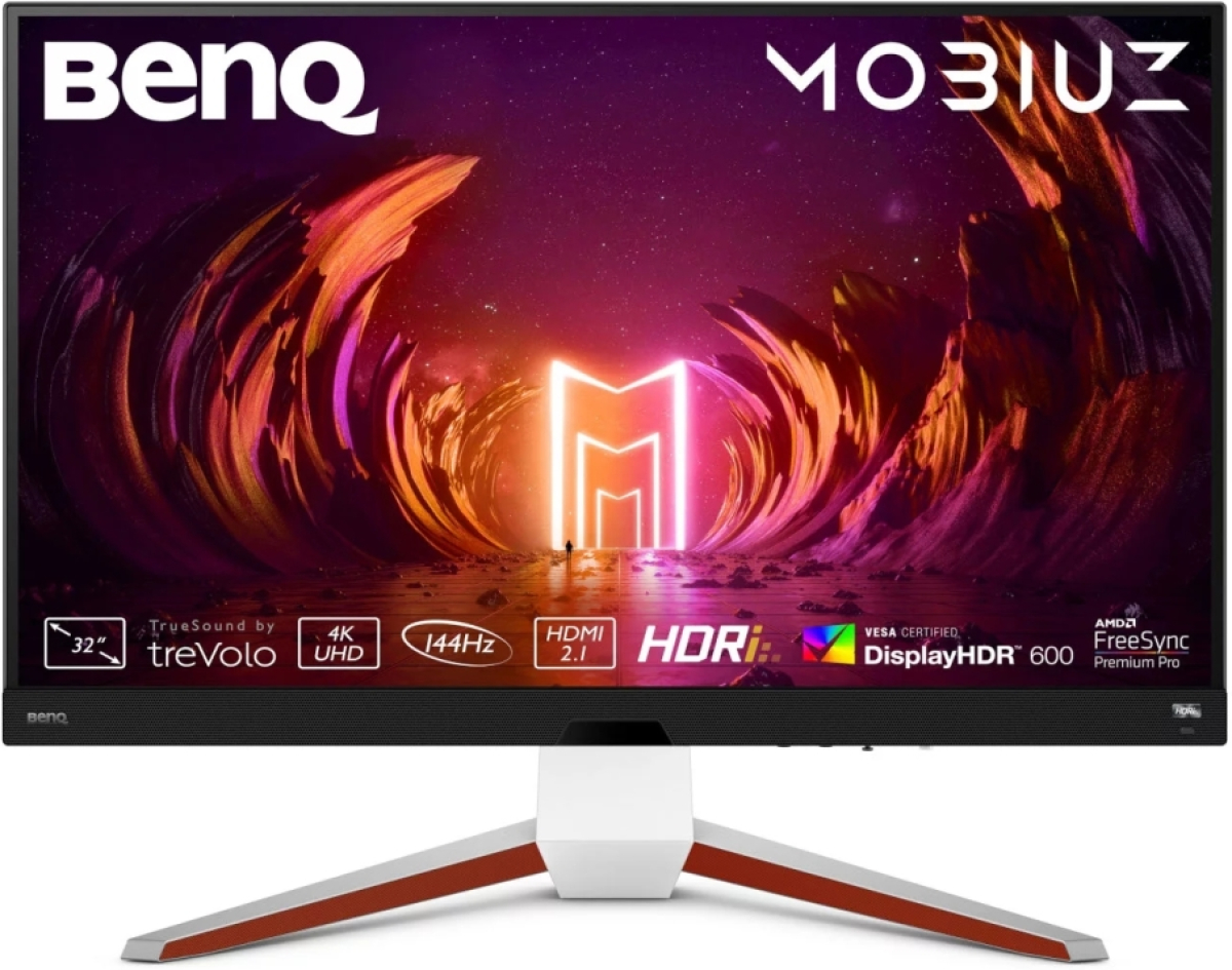 Монитор Геймърски BenQ MOBIUZ EX3210U 31.5" 3840x2160 IPS, 300 nits, 144Hz, HDMI, DP, USB, VESAна ниска цена с бърза доставка - BestPC.BG