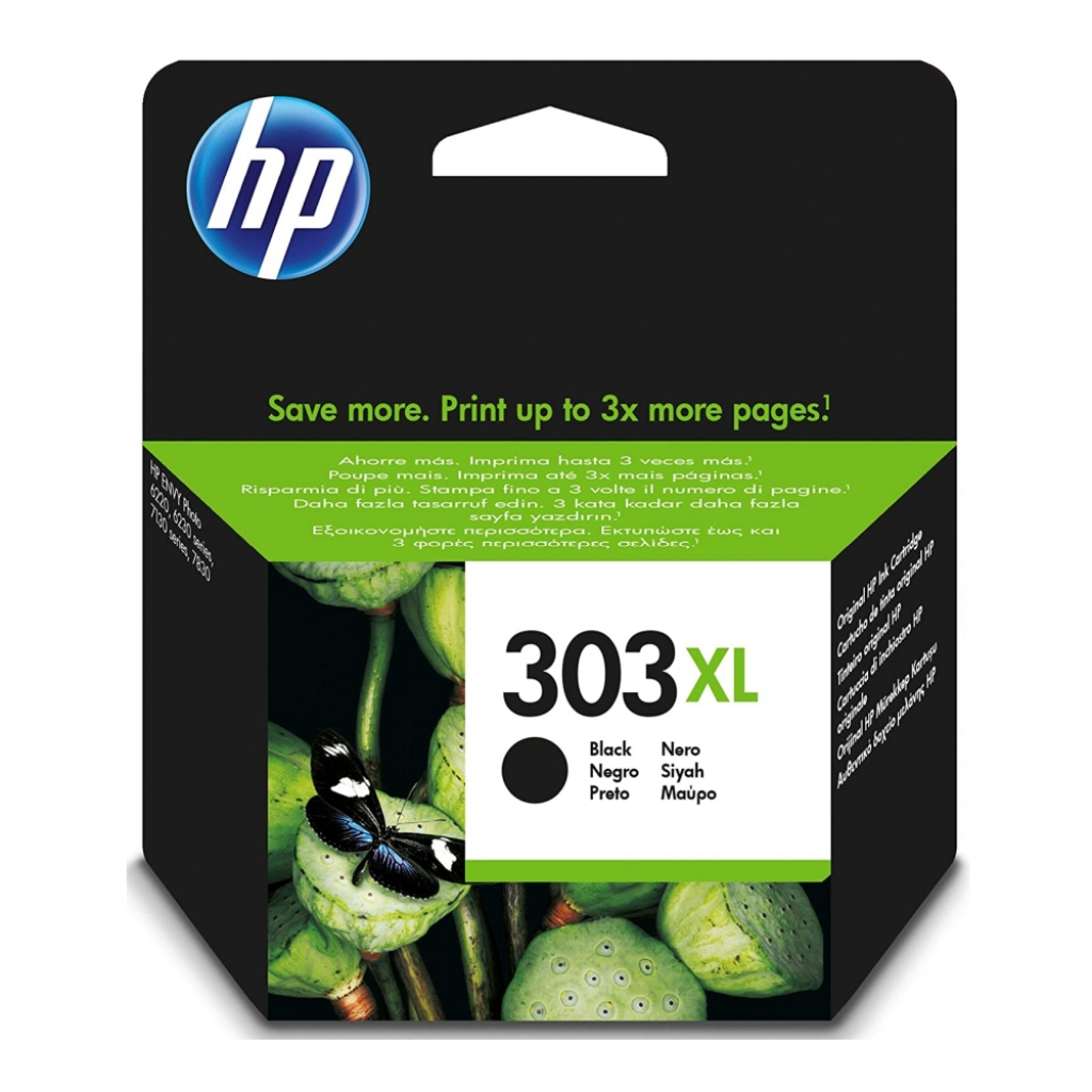 Касета с мастило HP 303XL High Yield Black Original Ink Cartridgeна ниска цена с бърза доставка - BestPC.BG