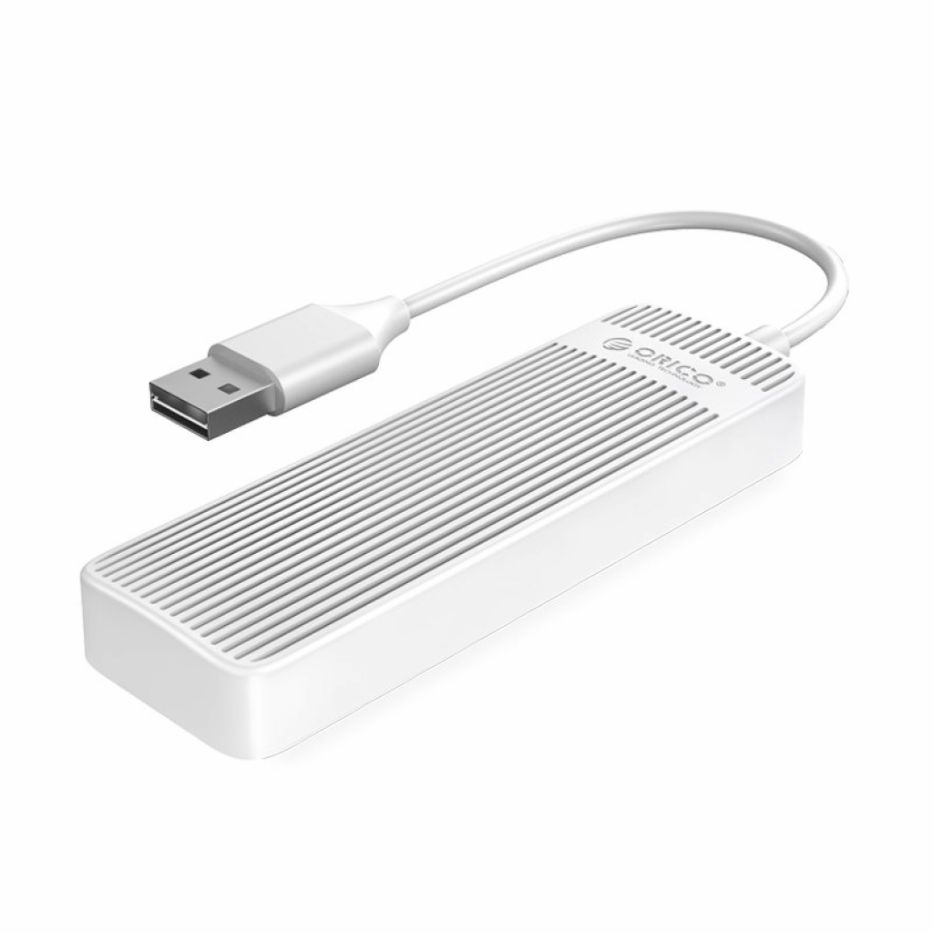Orico хъб USB2.0 HUB 4 port White - FL02-WHна ниска цена с бърза доставка - BestPC.BG
