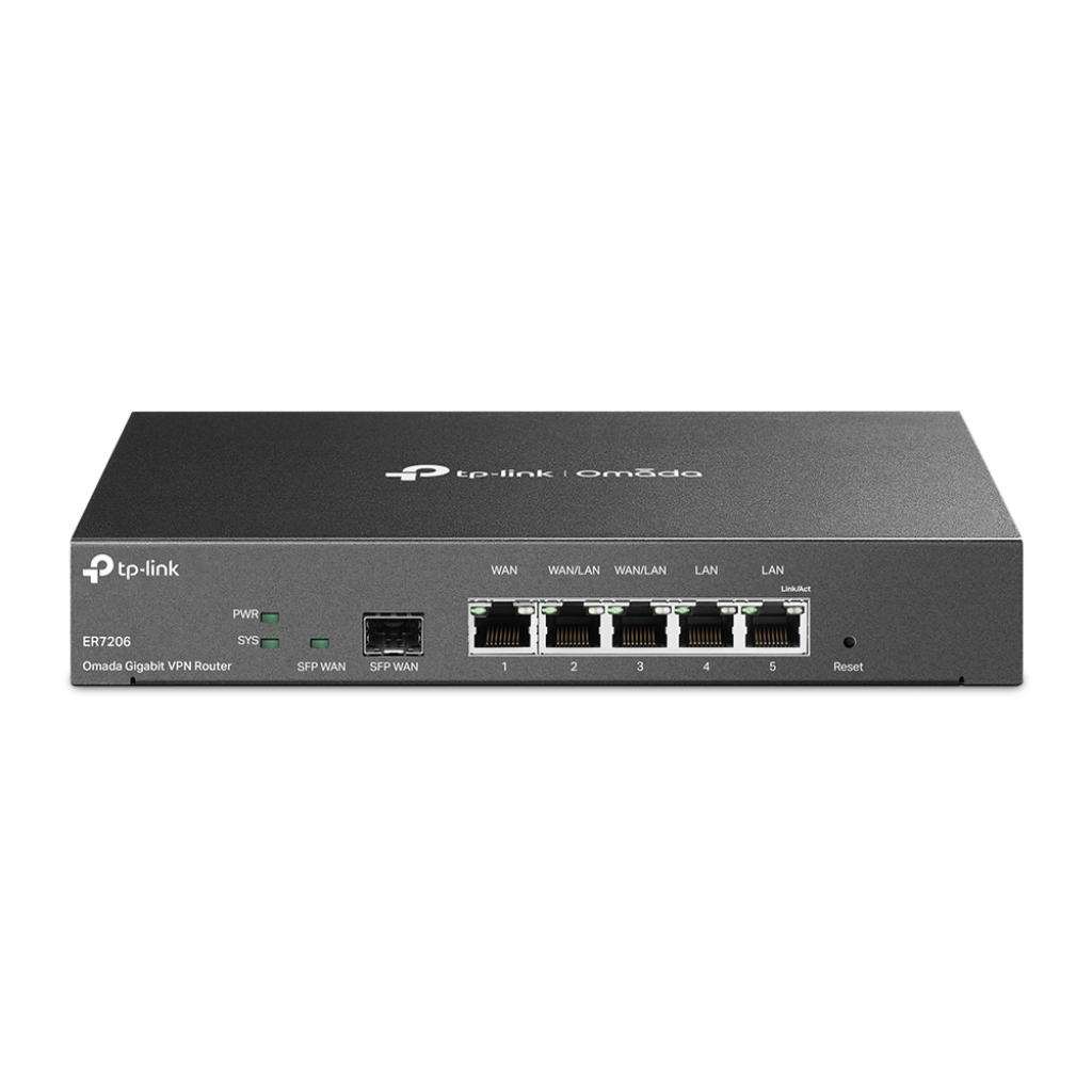 Рутер/Маршрутизатор Рутер TP-Link ER7206, 1G SFP WAN ports, 2G LAN ports, Omadaна ниска цена с бърза доставка - BestPC.BG