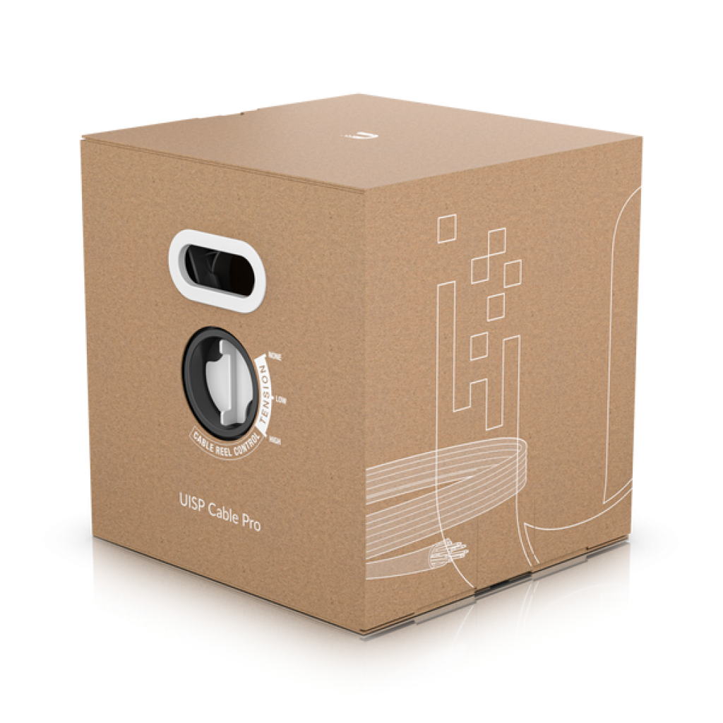 Кабел Ubiquiti UISP-Cable-Pro, CAT5e, екраниран, за употреба на открито, 305м.на ниска цена с бърза доставка - BestPC.BG