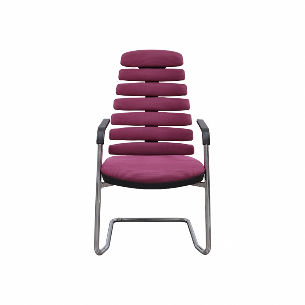 Посетителски стол RFG Spike 07 M, текстил, метална основа, до 120 kg, виолетовна ниска цена с бърза доставка - BestPC.BG