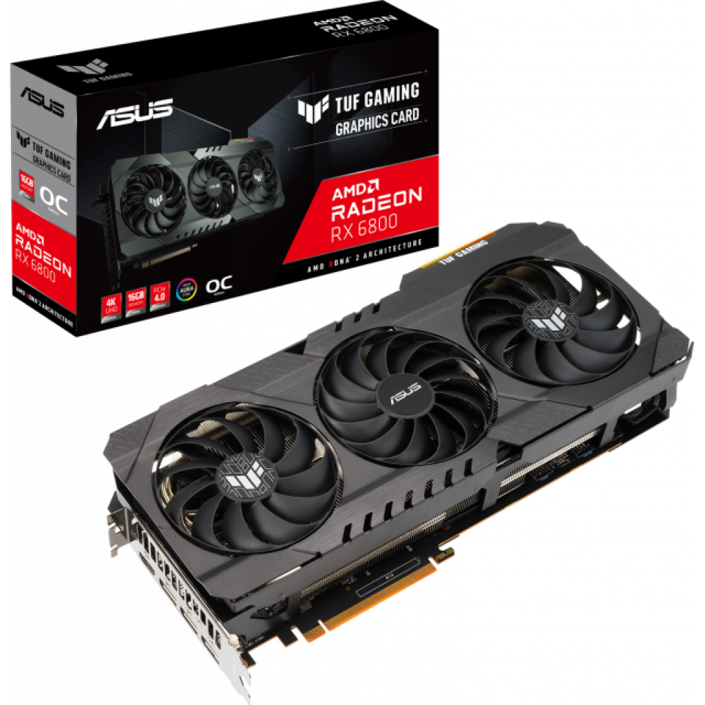 Видеокарта ASUS TUF GAMING Radeon RX 6800 OC Editionна ниска цена с бърза доставка - BestPC.BG