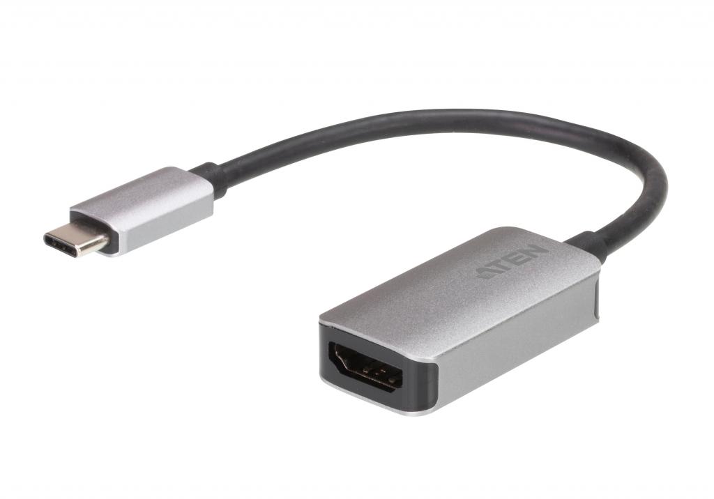 Адаптер ATEN UC3008A1, USB-C мъжко - HDMI женско, 4K, Черенна ниска цена с бърза доставка - BestPC.BG