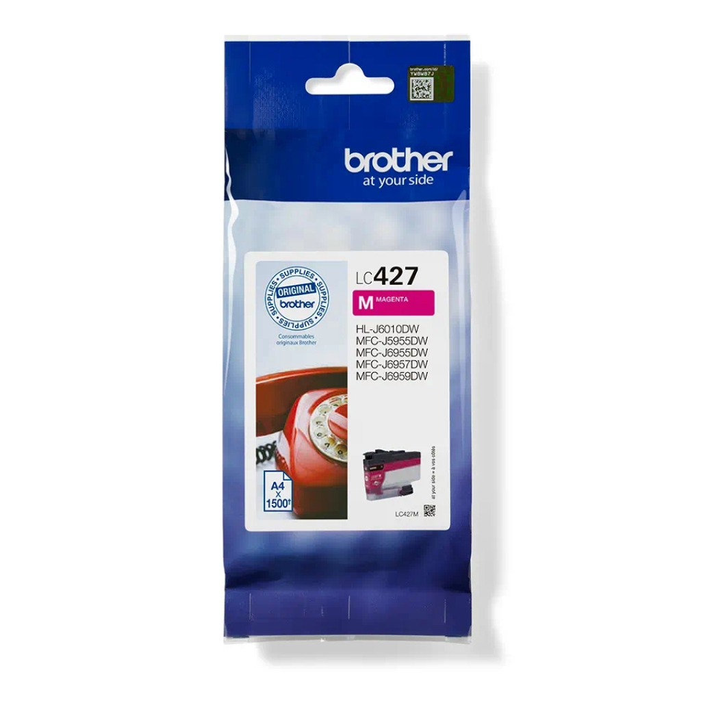 Касета с мастило Brother LC-427M Magenta Ink Cartridgeна ниска цена с бърза доставка - BestPC.BG