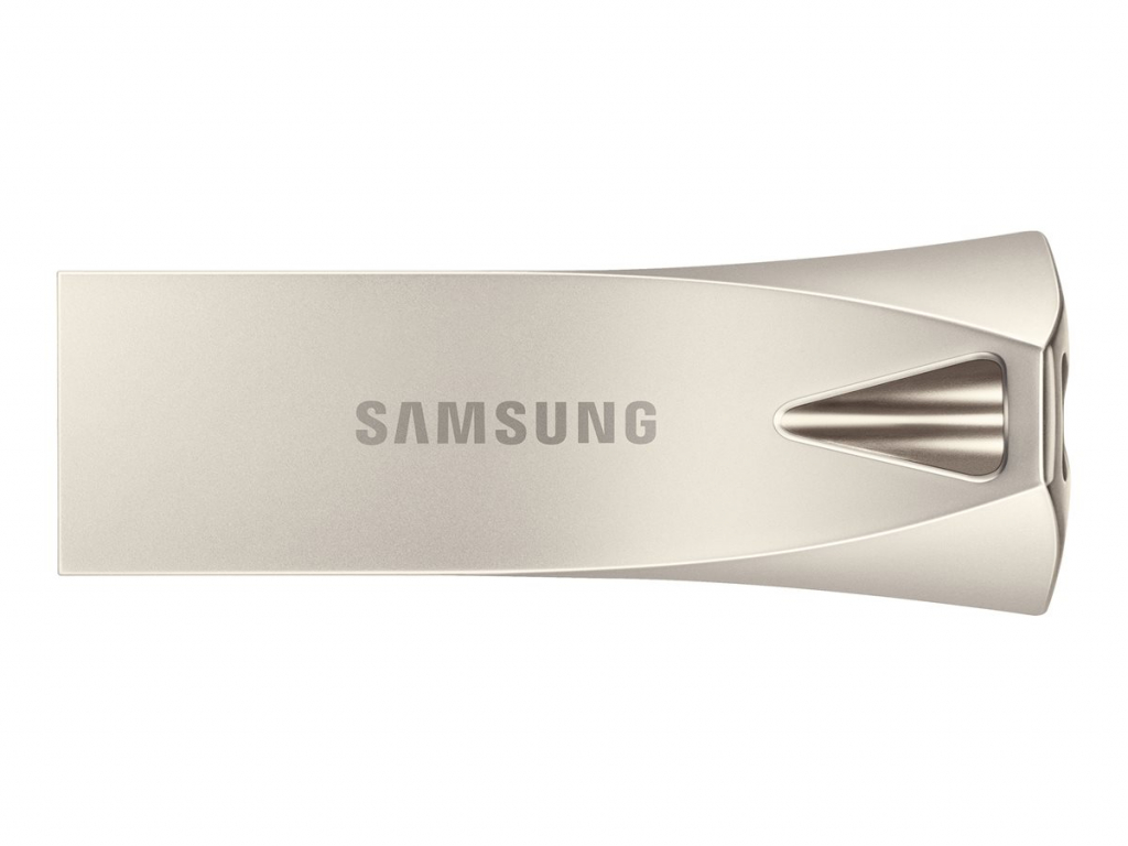 SAMSUNG BAR Plus USB Type-A 256GB 400 MB-s read 110 MB-s write resistant USB 3.1 Champagne Silver with key ringна ниска цена с бърза доставка - BestPC.BG