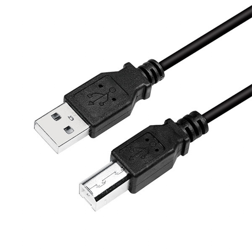 Кабел/адаптер Cable USB2.0 A-B, 2m, Logilink CU0007Bна ниска цена с бърза доставка - BestPC.BG