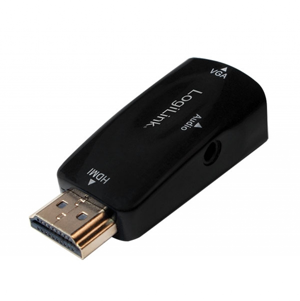 Кабел/адаптер Adapter HDMI M - VGA F + 3.5mm, 1080p, CV0107на ниска цена с бърза доставка - BestPC.BG