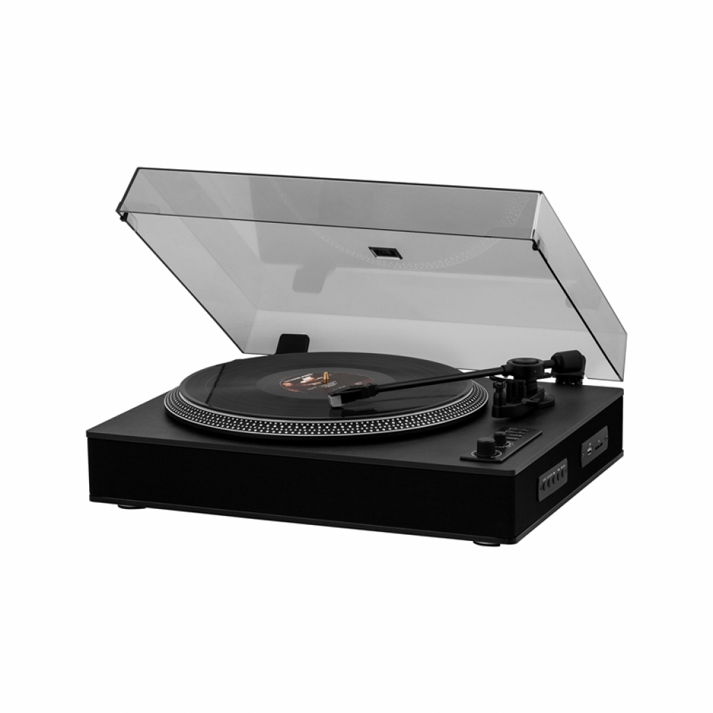 Продукт Sencor Грамофон STT 510UBA, Bluetooth, USB, SD карта, черенна ниска цена с бърза доставка - BestPC.BG