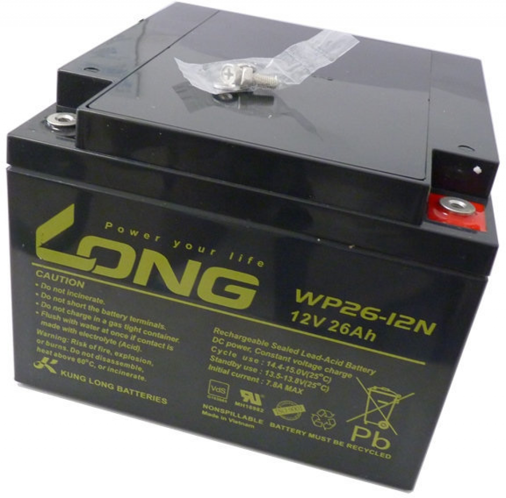 Акумулаторна батерия 12V 26Ah Long WP26-12на ниска цена с бърза доставка - BestPC.BG