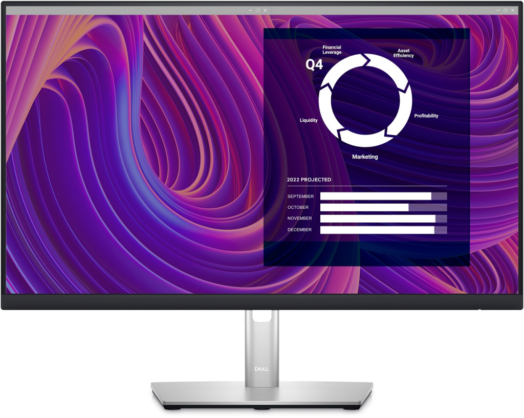 Монитор Dell Monitor LED Professional P2423D, 23.8", QHD 2560x1440, 16:9 60Hz, IPSна ниска цена с бърза доставка