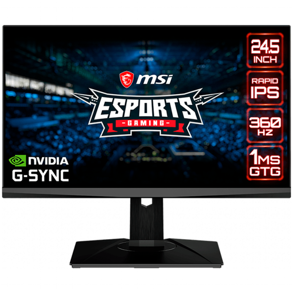 Монитор MSI Oculux NXG253R Gaming Monitor, 24.5" 360Hz, FHD (1920x1080) 16:9на ниска цена с бърза доставка - BestPC.BG