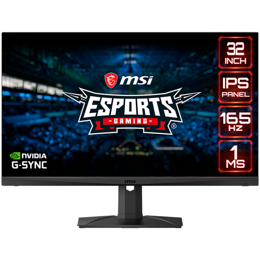 Монитор MSI Optix MAG321QR Gaming Monitor, 31.5" 165Hz, WQHD (2560 x 1440)на ниска цена с бърза доставка - BestPC.BG