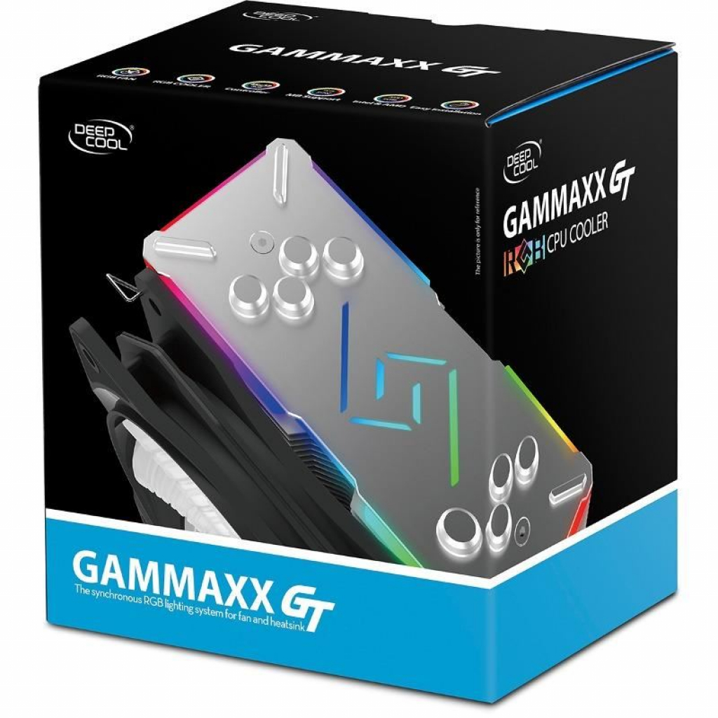 Охладител за процесор Охладител за Intel-AMD процесори DeepCool Gammaxx GT RGBна ниска цена с бърза доставка