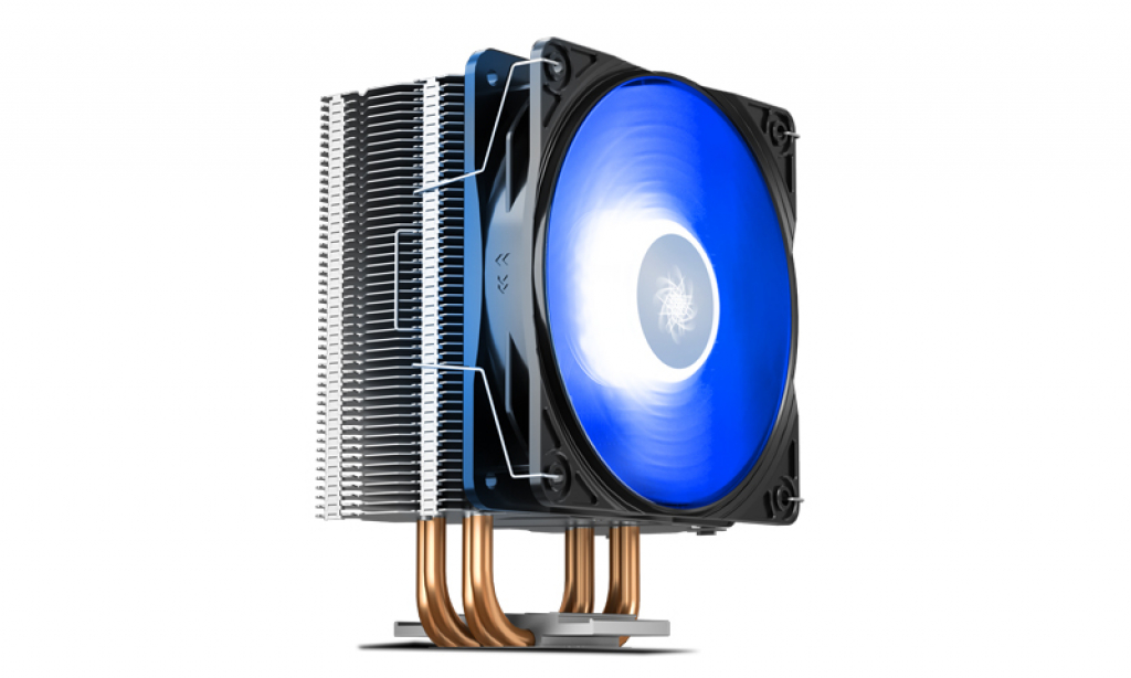 Охладител за процесор Охладител за Intel-AMD процесори DeepCool Gammaxx 400 V2 син LEDна ниска цена с бърза доставка