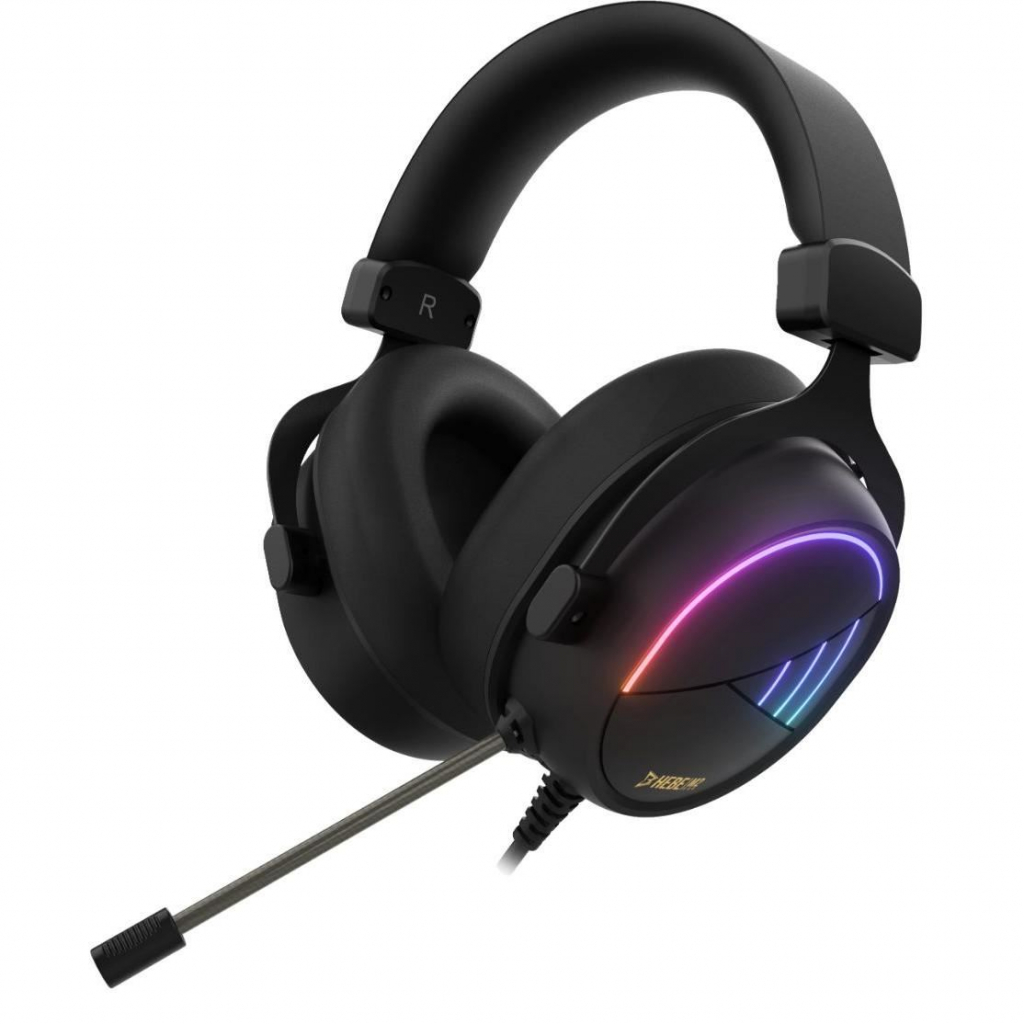 Слушалки RGB геймърски слушалки с микрофон Gamdias Hebe M2на ниска цена с бърза доставка