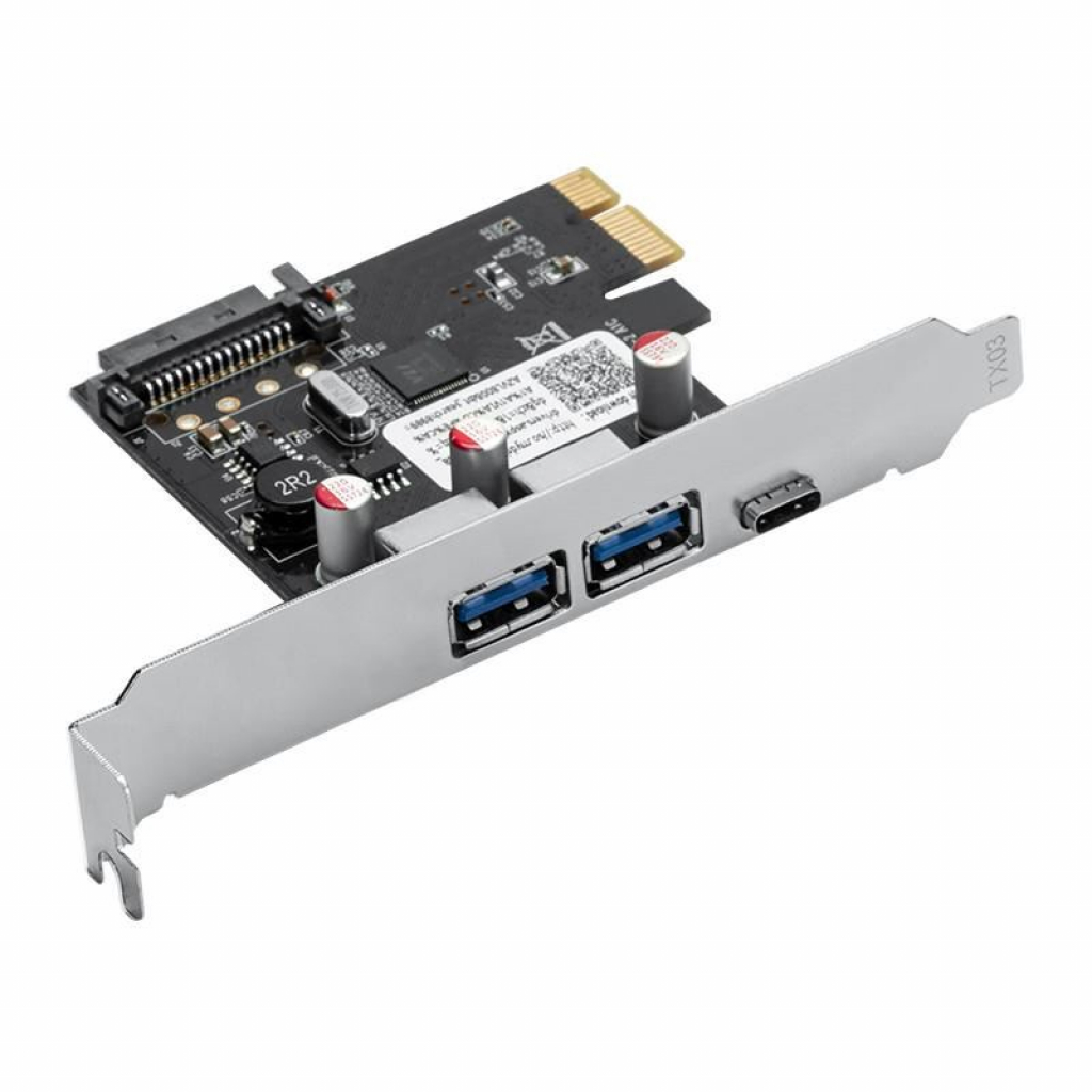 Мрежова карта/адаптер PCI-express адаптер Orico PNU-2A1C-BK USB 3.0на ниска цена с бърза доставка