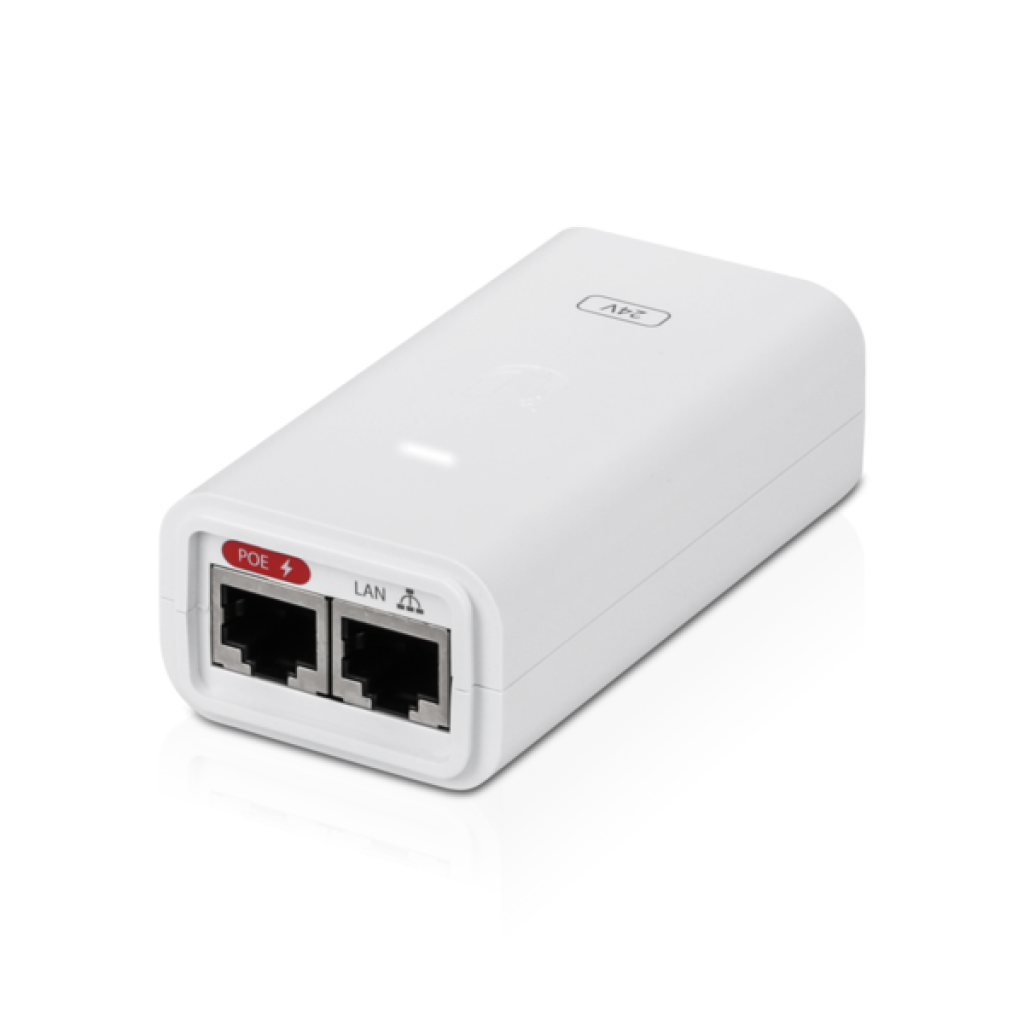 Мрежов продукт PoE инжектор Ubiquiti 24VDC 12W POE-24-12W-5P - комплект от 5бр.на ниска цена с бърза доставка - BestPC.BG