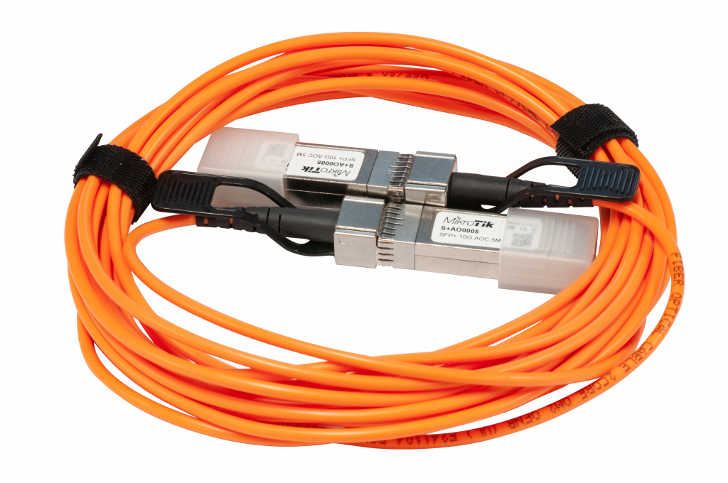 SFP Модул SFP+ кабел за директно свързване Mikrotik S+AO0005 5 метрана ниска цена с бърза доставка