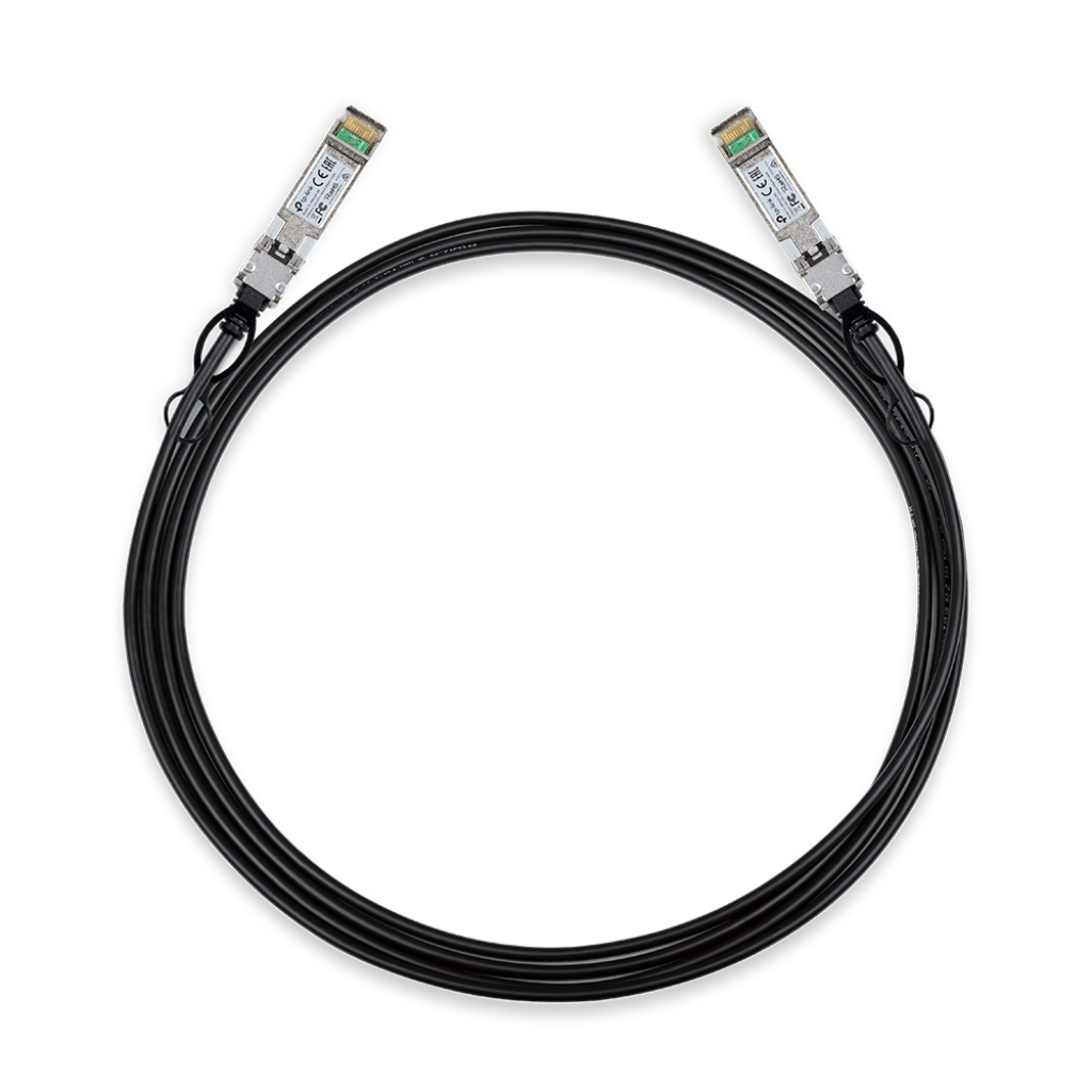SFP Модул 10G SFP+ Kабел за директно свързване TP-Link TL-SM5220-3M DAC 3 метрана ниска цена с бърза доставка - BestPC.BG