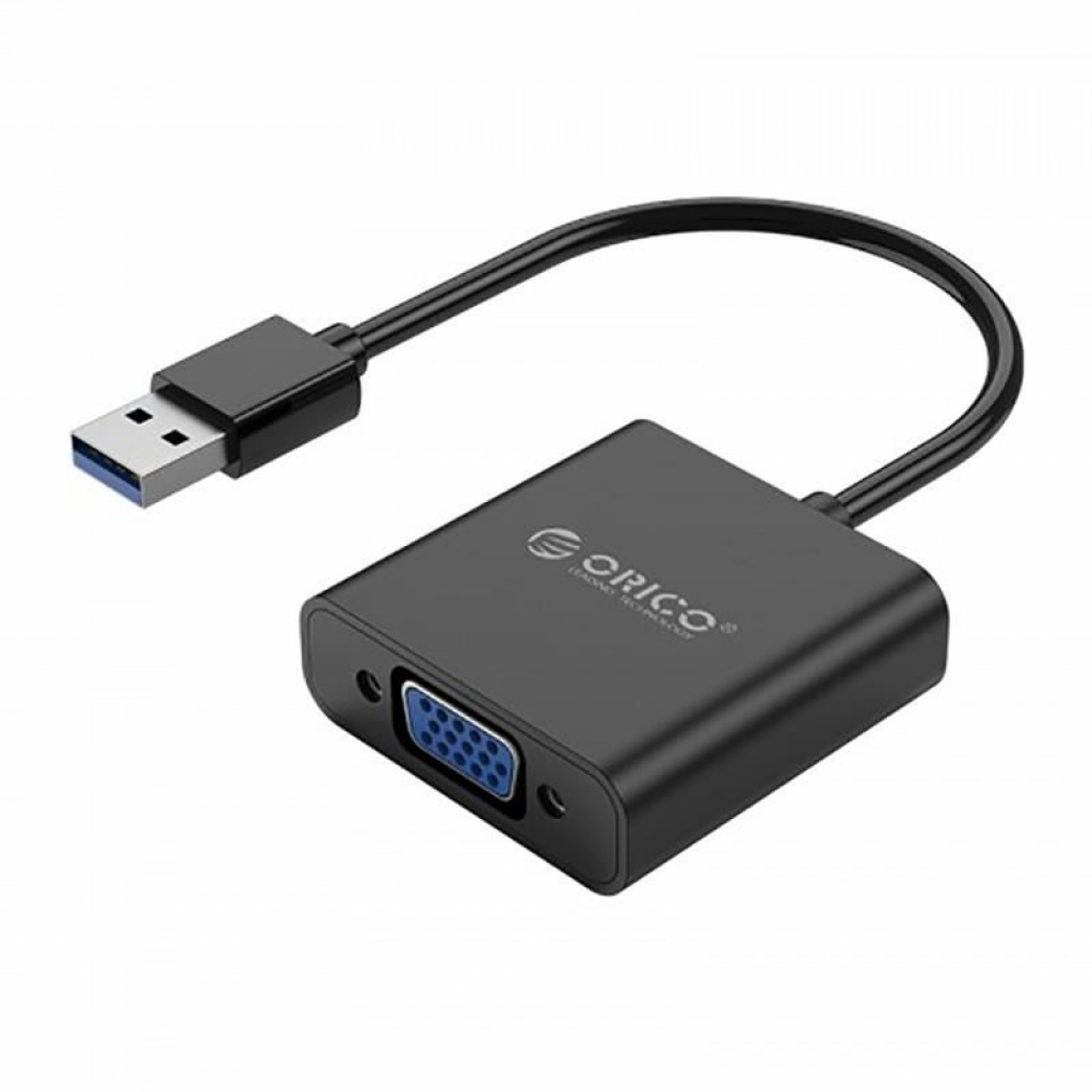 Кабел/адаптер USB 3.0 адаптер към VGA Orico UTV-BKна ниска цена с бърза доставка