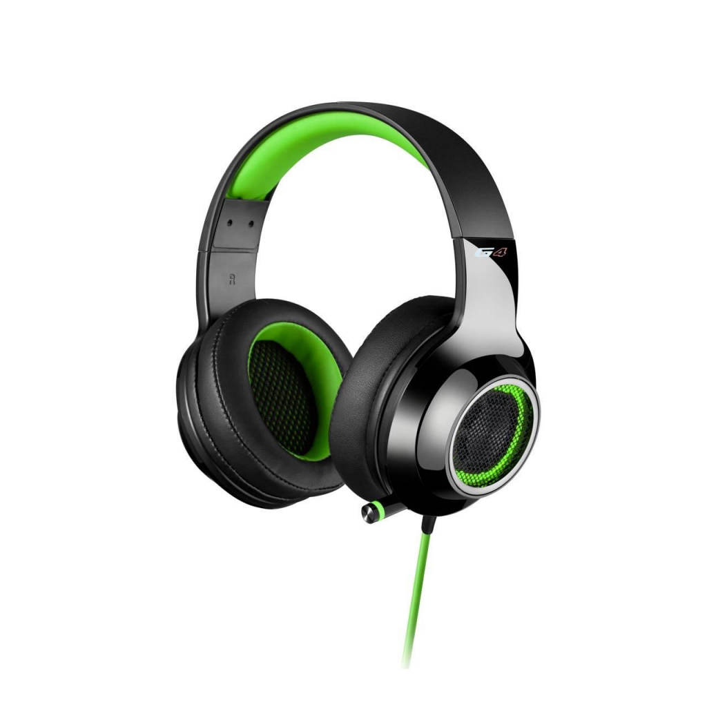 Слушалки Геймърски слушалки с микрофон Edifier V4-GR зелено-чернина ниска цена с бърза доставка
