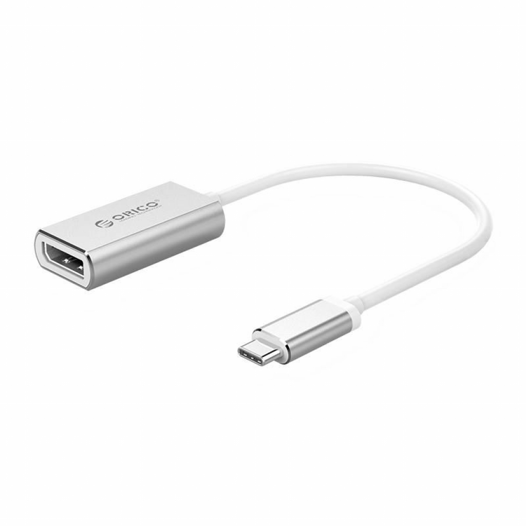 Кабел/адаптер Адаптер USB Type-C към Display port Silver Orico XC-103-SVна ниска цена с бърза доставка