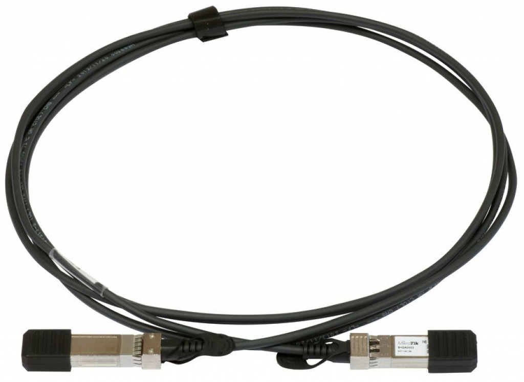 Оптичен кабел Mikrotik SFP+ direct attach cable 3 метрана ниска цена с бърза доставка