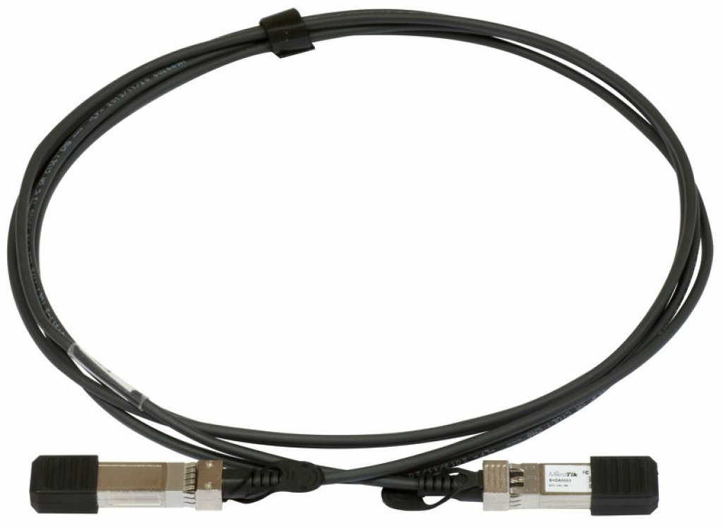Оптичен кабел MikroTik SFP+ direct attach cable 3 метрана ниска цена с бърза доставка - BestPC.BG