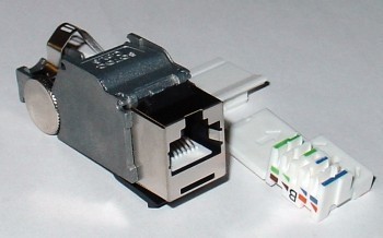 Конектор / букса Кат. 6a жак, 1x RJ45 FTP, без инструменти, SETEC module systemна ниска цена с бърза доставка - BestPC.BG