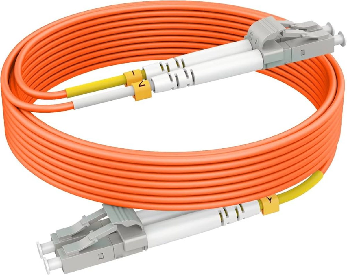 Оптична пач корда LC-LC мултимод OM2 дуплекс 3мм оптичен пач кабел — 25 метрана ниска цена с бърза доставка - BestPC.BG