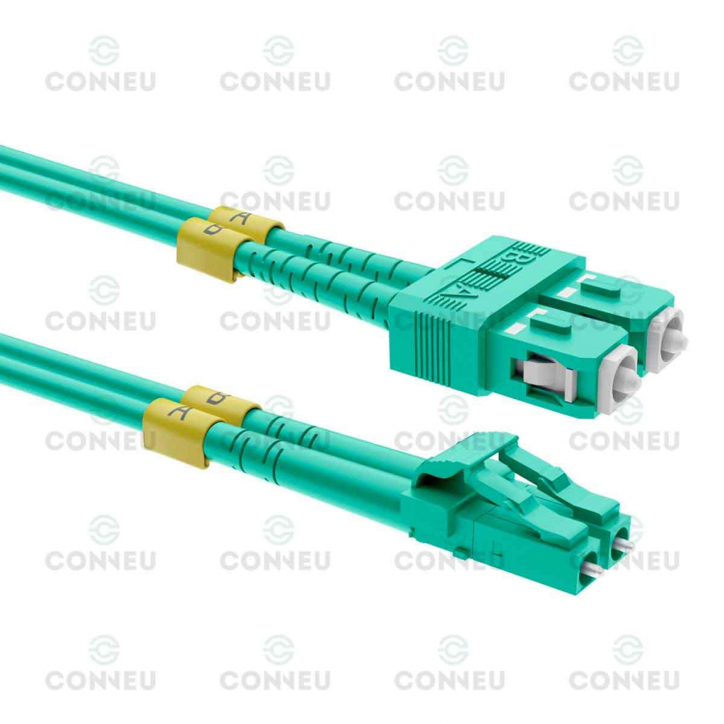 Оптична пач корда Оптичен пач кабел, LC-SC мулти мод OM3 дуплекс, 3мм CNFJ-LCSCOM3DAQ3mm-10на ниска цена с бърза доставка
