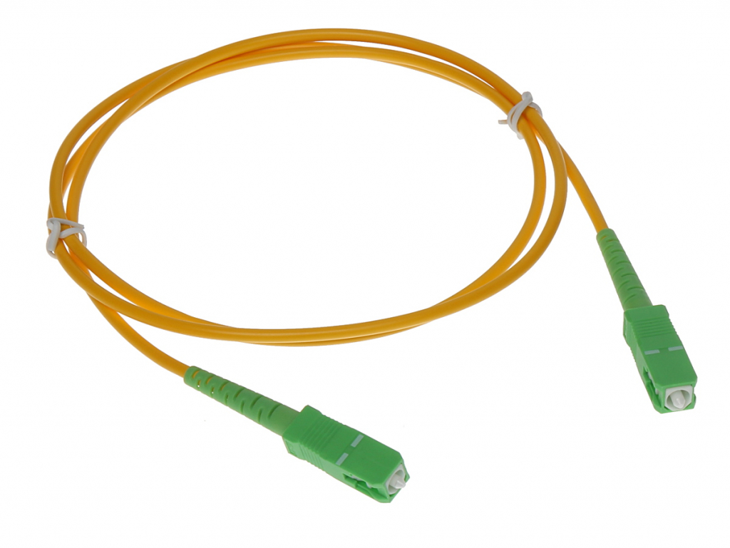 Оптична пач корда Оптични пач корди SC-APC-SC-APC сингъл мод, симплекс, 2 мм кабел, 3м.на ниска цена с бърза доставка