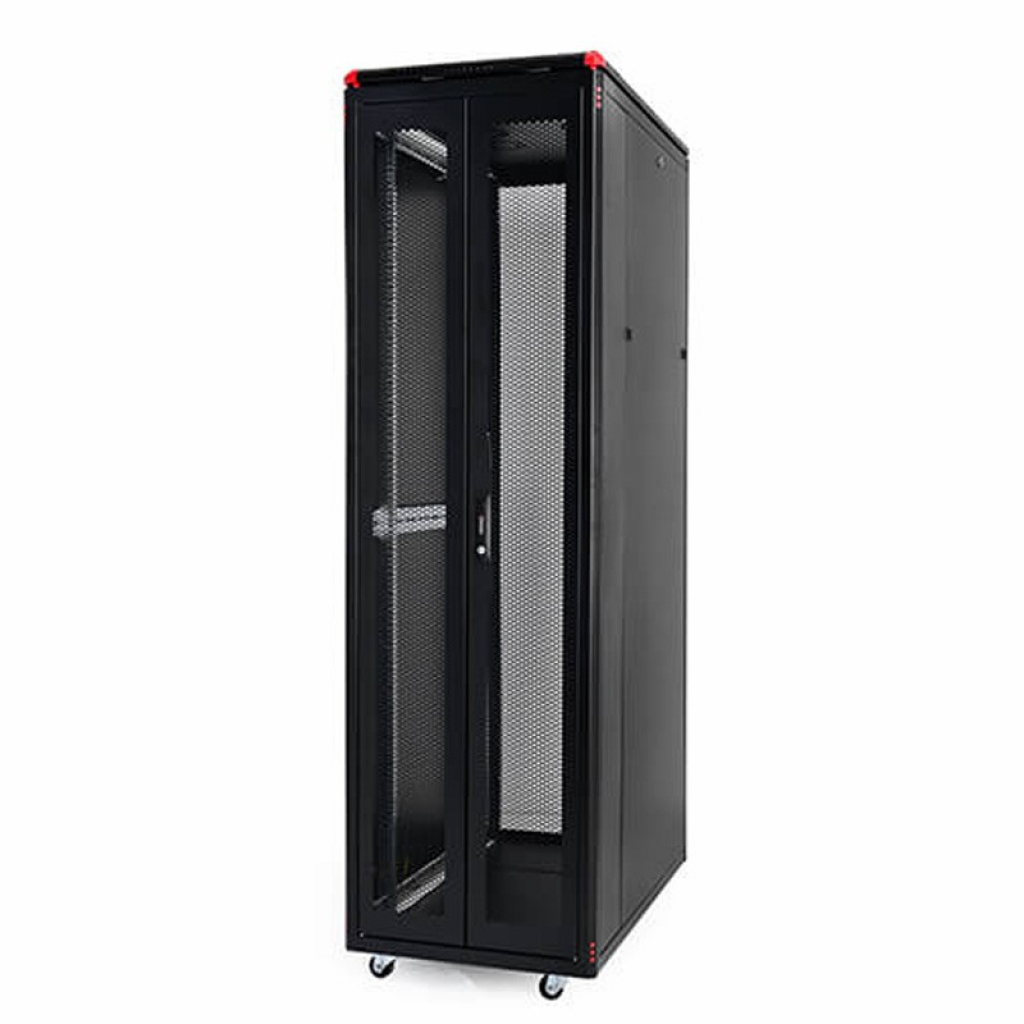 Мрежови шкаф 600x1000 с перфорирани врати, черен, Elegant PRO ELGP 42Uна ниска цена с бърза доставка - BestPC.BG