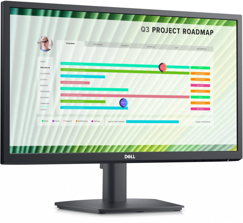 Монитор Dell E2223HV, 21.5" Wide LED Anti-Glare, VA Panel, 8ms, 3000:1, 250 cd-m2,VGAна ниска цена с бърза доставка - BestPC.BG