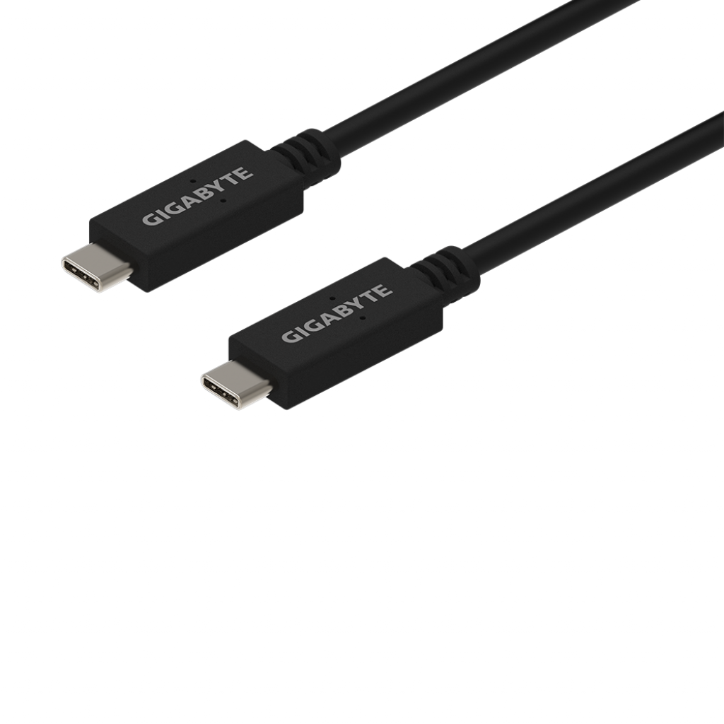 Кабел/адаптер Кабел GIGABYTE USB Type-C мъжко към USB Type-C мъжко  3.2Gen, 1 м 10Gbp-sна ниска цена с бърза доставка