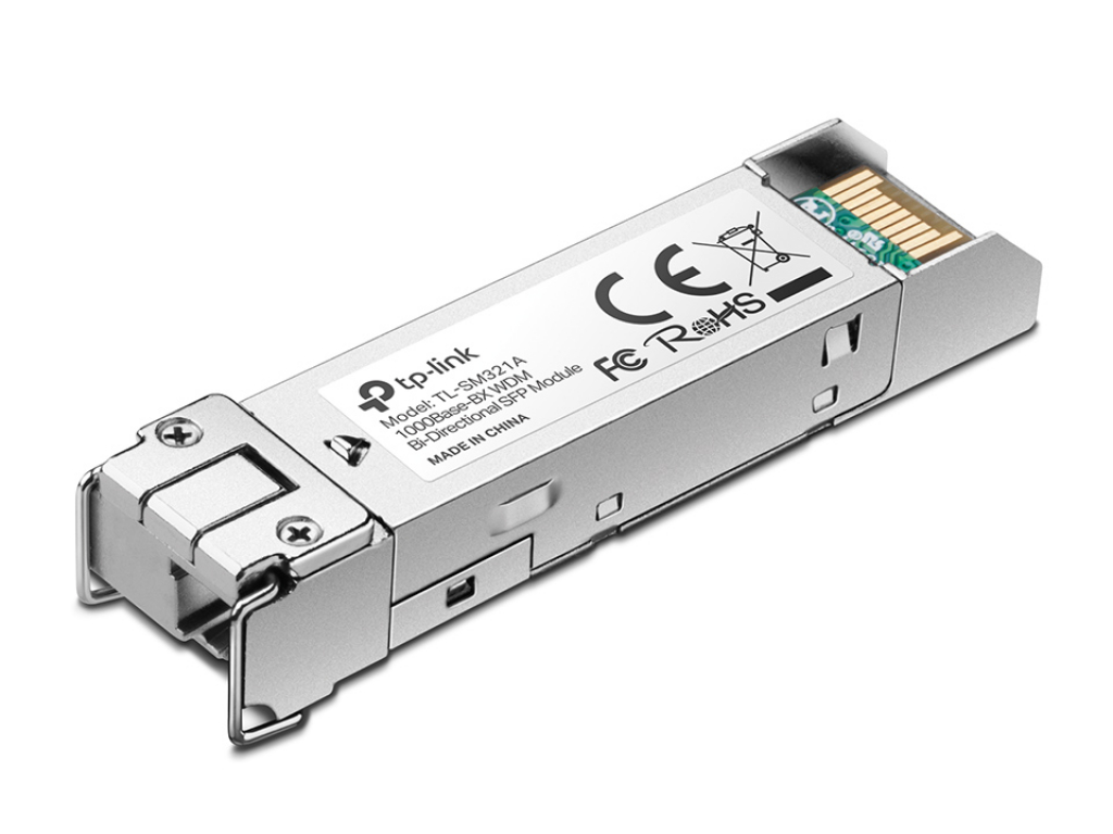 SFP Модул 1000Base-BX WDM двупосочен SFP модул TP-Link TL-SM321A-2на ниска цена с бърза доставка - BestPC.BG