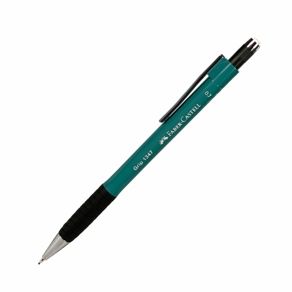 Канцеларски продукт Faber-Castell Автоматичен молив Grip 1347, 0.7 mm, изумруденозеленна ниска цена с бърза доставка