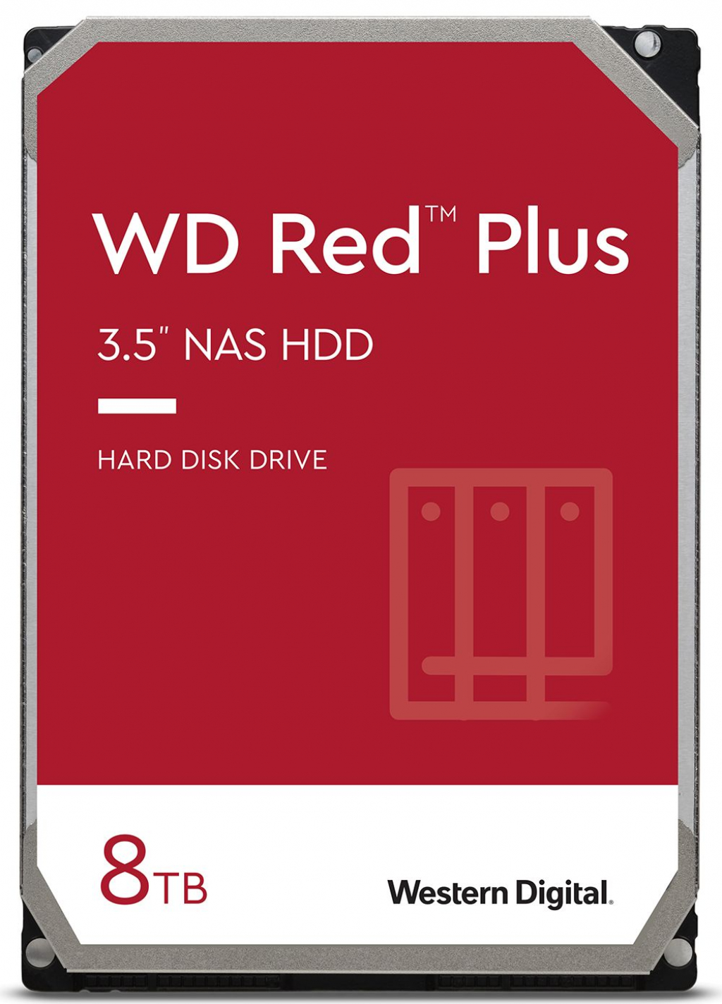 HDD NAS Western Digital Red Plus 8TB SATA 6Gb-s 3.5inch 128MB cache Internal HDD Bulkна ниска цена с бърза доставка