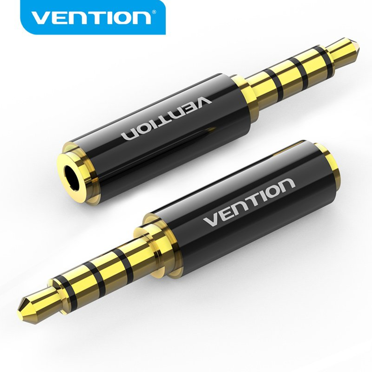 Vention адаптер Adapter Audio 3.5mm M - 2.5mm F Black Metal - BFBB0на ниска цена с бърза доставка - BestPC.BG