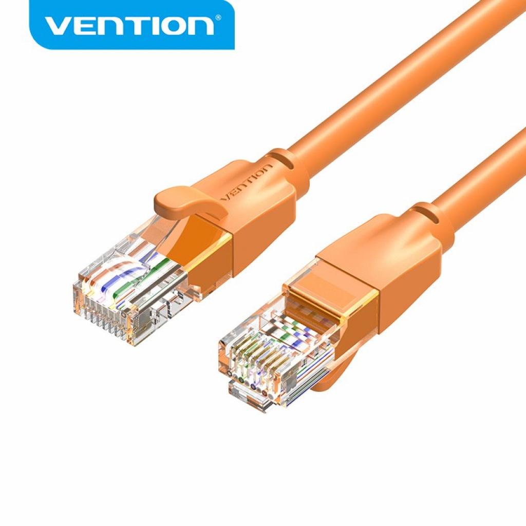 Vention Кабел LAN UTP Cat.6 Patch Cable - 1M Orange - IBEOFна ниска цена с бърза доставка - BestPC.BG