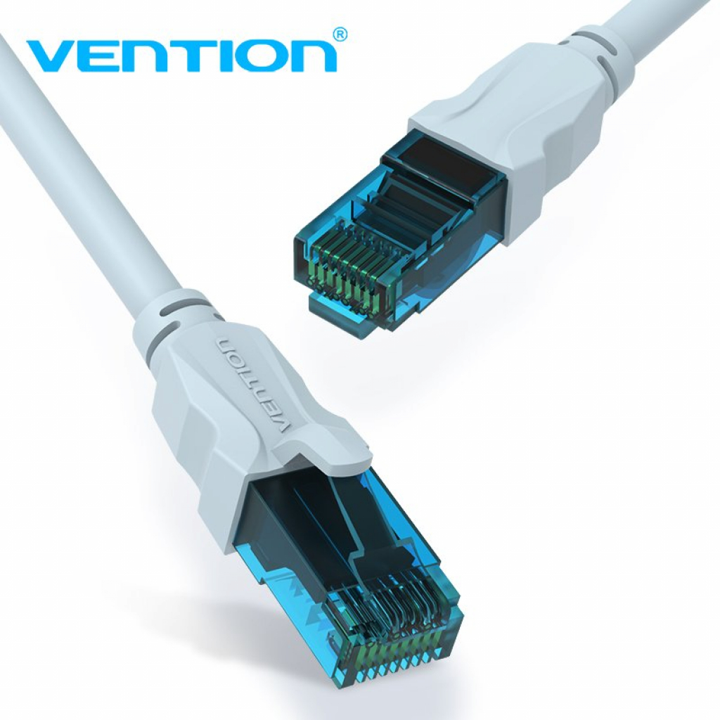Vention Кабел LAN UTP Cat5e Patch Cable - 1.5M Blue - VAP-A10-S150на ниска цена с бърза доставка - BestPC.BG
