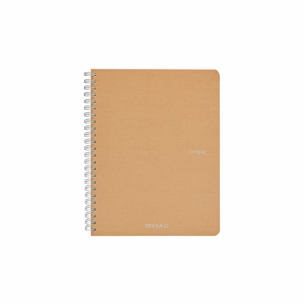 Fabriano Тетрадка Ecoqua, A5, картонена корица, със спирала, 70 листана ниска цена с бърза доставка - BestPC.BG