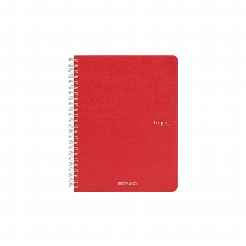 Fabriano Тетрадка Ecoqua, A4, картонена корица, със спирала, 70 листа, малинана ниска цена с бърза доставка - BestPC.BG