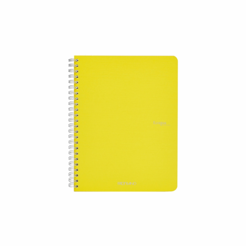 Fabriano Тетрадка Ecoqua, A4, картонена корица, със спирала, 70 листа, жълтана ниска цена с бърза доставка - BestPC.BG