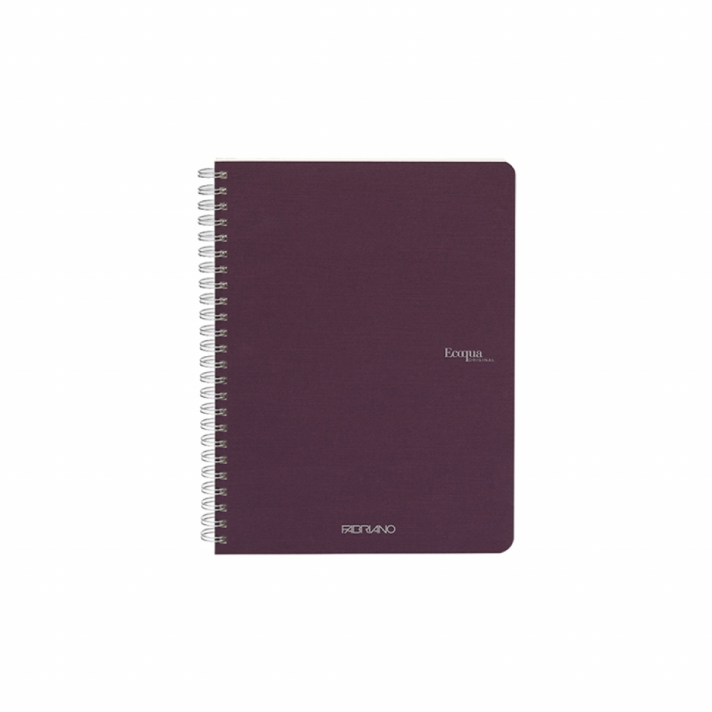 Fabriano Тетрадка Ecoqua, A4, картонена корица, със спирала, 70 листа, лилавана ниска цена с бърза доставка - BestPC.BG