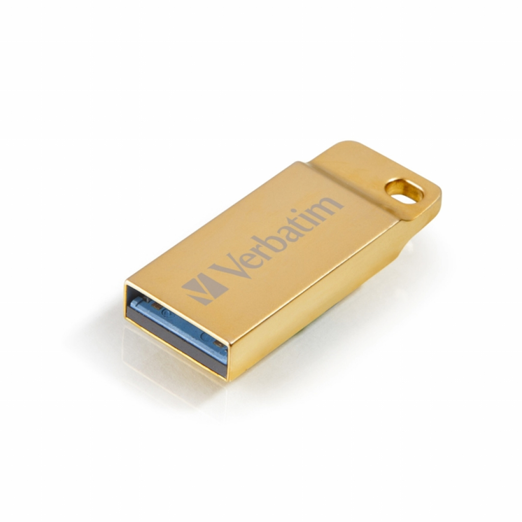 Verbatim USB флаш памет Metal Executive, USB 3.2, 32 GB, златистана ниска цена с бърза доставка - BestPC.BG