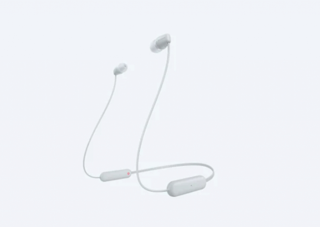 Слушалки Sony Headset WI-C100, белина ниска цена с бърза доставка - BestPC.BG