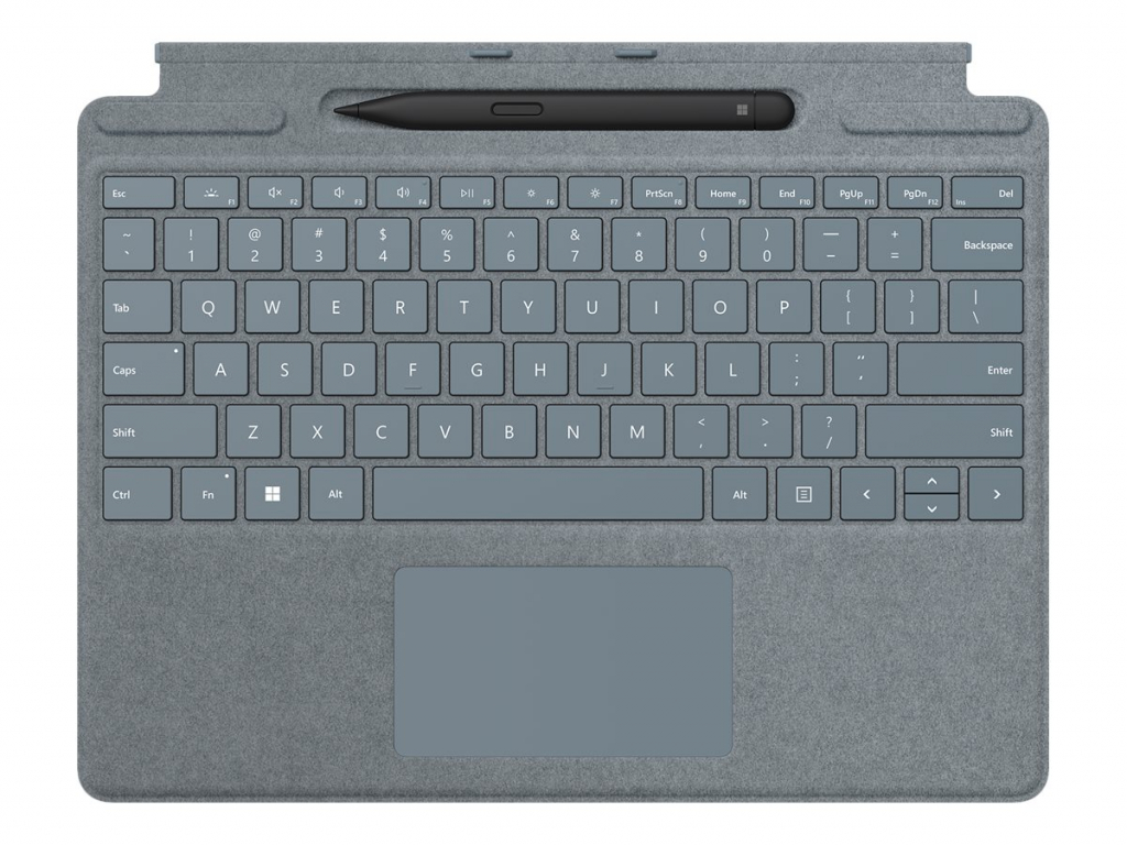 Аксесоар за таблет MS Surface Pro 8 Type Cover + Pen Bundle Ice Blueна ниска цена с бърза доставка - BestPC.BG