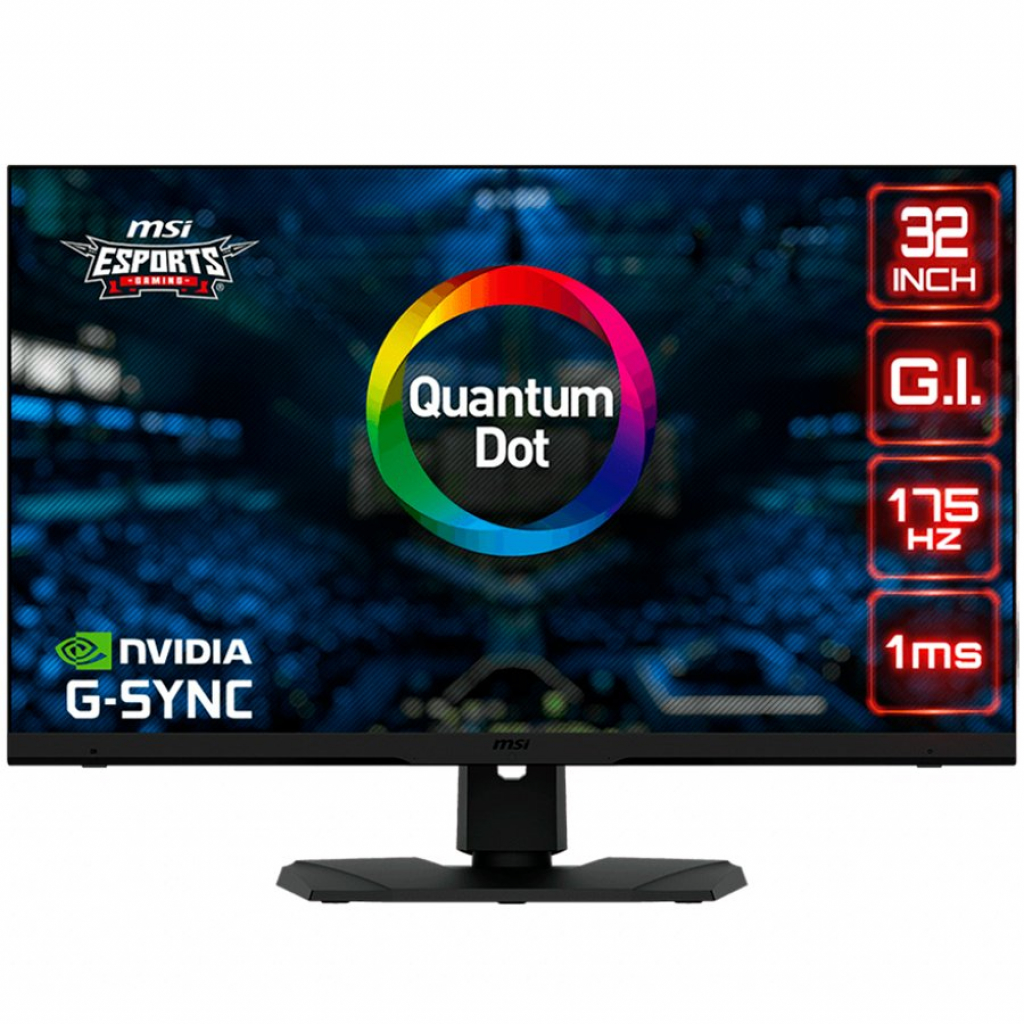 Монитор MSI Optix MPG321QRF-QD Gaming Monitor, 32" 175Hz, WQHD (2560 x 1440) 16:9на ниска цена с бърза доставка - BestPC.BG